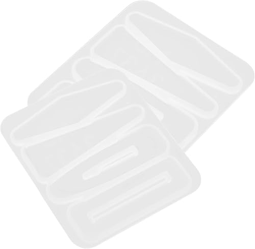 Miniatura 5 de 5 juegos de moldes para hacer pinzas para el cabello, moldes de silicona de resina epoxi para manualidades de horquilla de resina epoxi, 2 piezas* 5