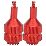 Remote Controller Rocker, 2PCS Aluminum Controller Joysticks CNC Precision Processing Remote Controller Rocker Suitable for DJI FPV V2 (red) Model Aircraft Accessories Model Airplane Accessories