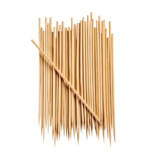 Comfy Package [20,3 cm - 100 Stück] Bambus-Holzspieße zum Grillen, Shish Kabob, Obst, Vorspeisen und Cocktails