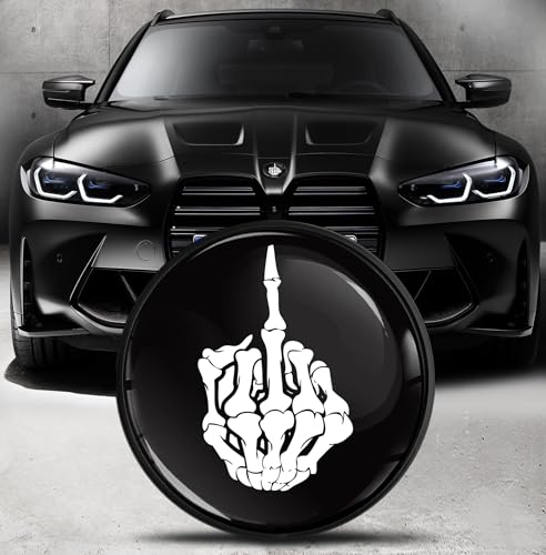 Biomar Labs Compatible with BMW Emblem 51148132375 Front/Hood/Trunk Tuning Badge Logo 82mm EO 19