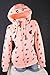 Zeralda Damen Sweat Jacke Kapuze Fleece gefüttert Hoodie Übergangsjacke Anker Sterne S - 3XL (Rosa-2024, XL)