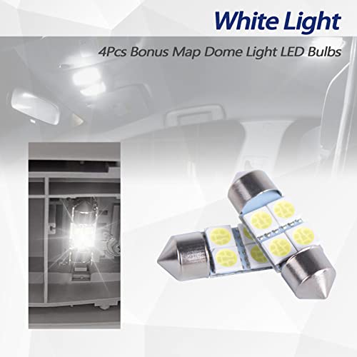 Xislet 924-798 Dome Lamp Switch Kit With 4 Bulbs Compatible With Tundra Honda Odyssey Accord Pilot Ridgeline Acura Dodge Ram Overhead Interior Map Light Switches #TOP3