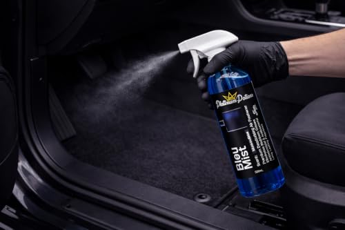 Image of Water-Based Car Air Freshener Spray | Luxury Automotive Deodorizer | Mold-Resistant Formula | Eliminates Odors and Refreshes Vehicle Interior | 17 fl oz | Bleu Mist