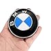 OSIRCAT for BMW Emblems Hood and Trunk, 1 PC BMW 82mm Logo Replacement + 2 Grommets for ALL Models BMW E30 E36 E46 E34 E39 E60 E65 E38 X3 X5 X6 3 4 5 6 7 8