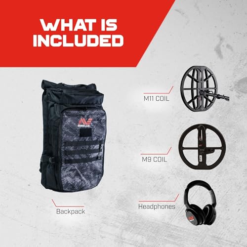 Image of MINELAB Manticore Bundle, Includes Metal Detector, M9 Coil, and Backpack