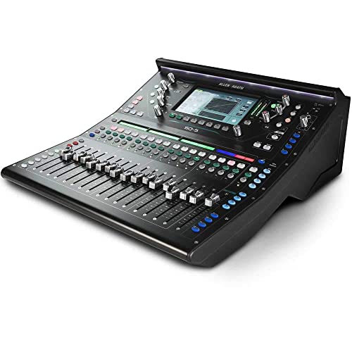 Allen & Heath SQ-5 Digital Mixer, 48 Input Channels, 7\" Capacitive Touchscreen, Automatic Mic Mixing, 32×32 USB Audio Interface, Black