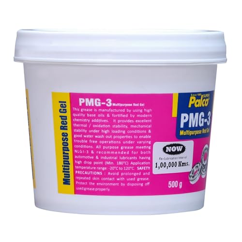 Image of PALCO PMG-3 Red Grease 500g, NLGI-3, Multipurpose Lithium Grease