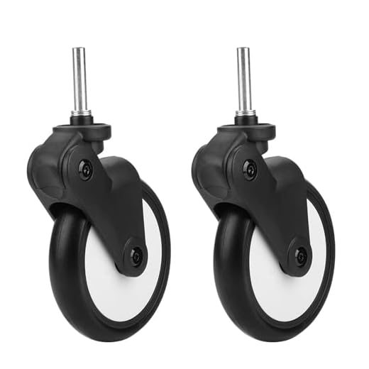 Carrinhos de bebê Com Rodas de Borracha Acessórios para Carrinho de Criança Com Ferramentas Conjunto Frontal Jogger Premier Caster de Substituição (Um par de rodas dianteiras)