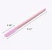 BIHRTC Pack of 100 One-Off Disposable Silicone Eyelash Mascara Brushes Wands Applicator Eyebrow Brush Makeup Tool Kit Set (Tower Shape - Pink)