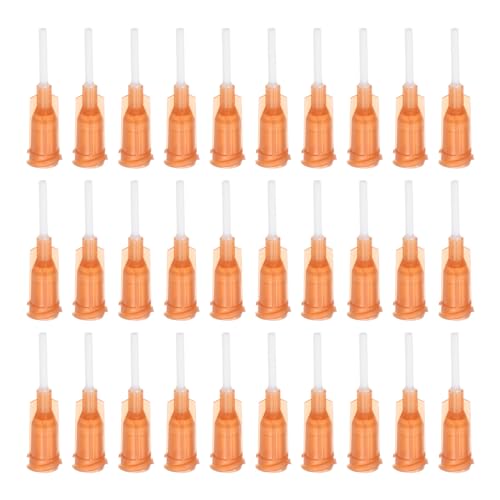 QUARKZMAN 100x 25G Dispensier-Nadeln Mit Luer-Lock – PTFE-Spitze, 13 Mm, Hitzebeständig & Kratzfrei Für Kleber, Tinte & Öl