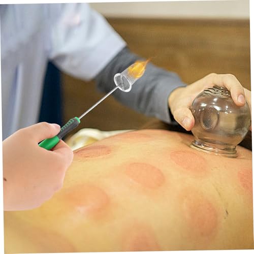 Herramienta Cupping Fire Rod con mango resistente al calor, cabeza de bola reemplazable y proceso simplificado de ignición para sesiones seguras de cupping y otras necesidades de ignición miniatura 6