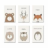 🍓 [ VENTAJA DE USO ] = Prepare su marco favorito, nuestras pinturas son perfectas con cualquier tipo de marco. Es fácil tomar nuestras impresiones de safari en el marco de la imagen. Solo toma unos minutos decorar su hogar a la perfección.