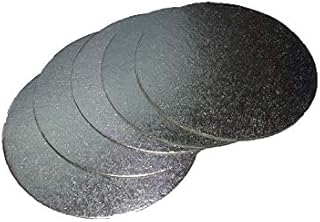 Pack of 5 Cut Edge Round Cake Boards Support Cards (6 Inches)