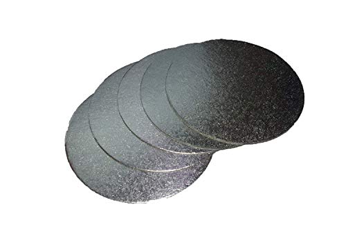 Round Cut-Edge Cake Boards Decoration Support Cards (10, 8 Inch)
