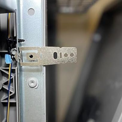 2-Pack WD01X27759 Dishwasher Mounting Bracket, Compatible with GE Dishwashers, with Screws, Dishwasher Accessories for Countertop & Cabinet Installation(2-Pack