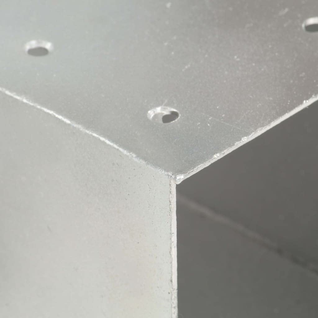 Conector de postes en forma de Y de metal galvanizado para vigas de madera de 81 x 81 mm, elemento de conexión de 3 vías para postes de vallas, travesaños, travesaños, puntales, fijación
