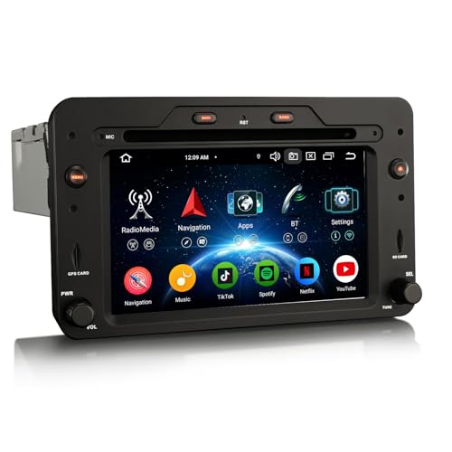 ✪【Android 14, 8-Core, 4GB RAM+64GB ROM】Autoradio CarPlay GPS sat nav DVD da 6.2 pollici per Alfa Romeo Brera Spider 159 Sportwagon con il potente sistema Android 14 di ultima generazione, è possibile godere di un'esperienza utente fluida e reattiva. Avvio rapido, touch screen IPS capacitivo. MT8667 1.5GHz*4+2.0GHz*4 64-bit 12nm Cortex 8* architettura CPU A53. 2 schede/3 USB con memoria espansa fino a 5*256GB. Audio stereo da 4*48W e amplificatore subwoofer. Integrato DVD, decoder Canbus, TF, USB, RDS, WiFi. Supporta lo split screen e consente l'esecuzione di due applicazioni affiancate.