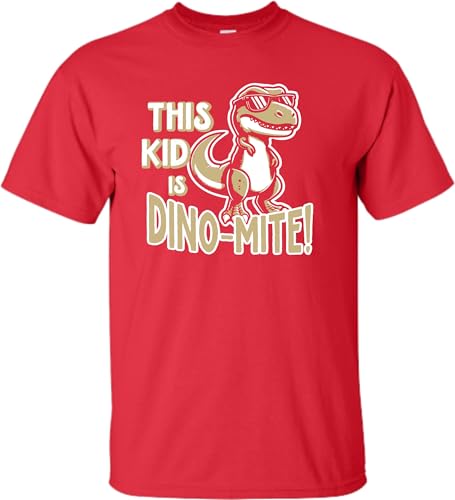 Go All Out This Kid is Dino-Mite Dinosaur T-Rex Toddler Toddler T-Shirt4