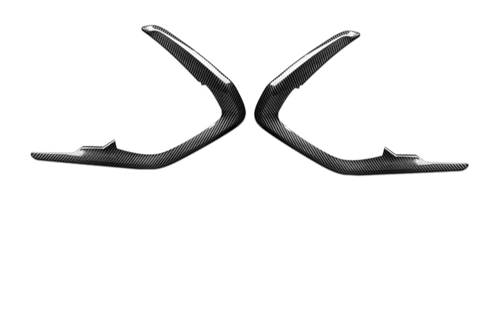 Vetjmua Without Light Strip Interior Trim For Chevrolet For Camaro 2016-2022 2023 2024 Car Door Decor Strip Interior Dry Real Carbon Fiber Sticker Cover Trim Sticker