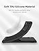 Besike Case for Samsung Galaxy A51, [Carbon Fiber Texture] Anti-Fingerprint, Anti-Scratch & Non-Slip Cover, Slim Soft Silicone Protective Bumper Case for Galaxy A51, Black
