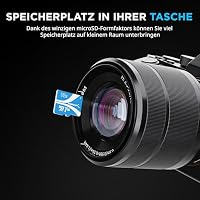 SABRENT Micro SD Karte 512GB V60 Rocket, microSDXC SD Speicherkarte, 8K Video, A1, UHS-II-kompatibel (SD-MT60-512GB) – Ansicht 5