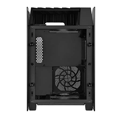 Image of Silverstone Technology LD03B-AF Airflow Version Mini-ITX Case Four Side Tempered Glass Panels Pre-Installed 2 x 120mm Fans USB Type-C x 1 SST-LD03B-AF
