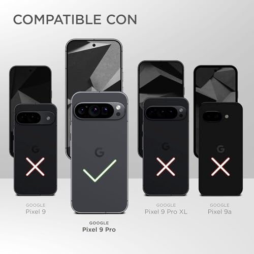 Funda Google Pixel 9 Pro moex Alpha Case carcasa rígida gris ligera de plástico 7