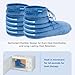 Microwavable Booties for Cold Feet, Microwave Heated Foot Warmer for Plantar Fasciitis, Arthritis & Achilles Pain Relief - Hot Therapy Microwave Socks for Men and Women - Medium Size