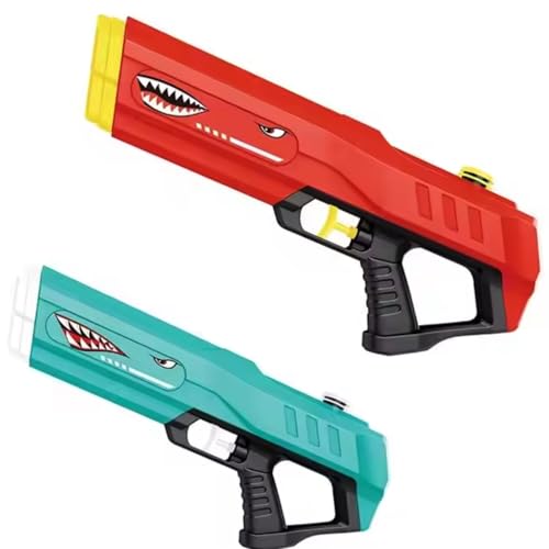 Image of Storio Space Man Shark Head Holi Pichkari Water Gun Toy for Kids for Holi with 25Ft Range |High Pressure Mechanism Ideal Outdoor Toy for Pool & Beach Fun