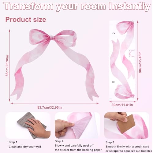 Vinilo decorativo lacazo grande rosa 90x30 cm miniatura 2