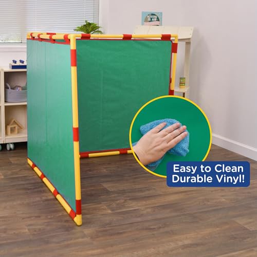 Children's Factory Right Angle PlayPanel, Kids Room Divider, Classroom Privacy Screen, Green by Children's Factory - Image 5