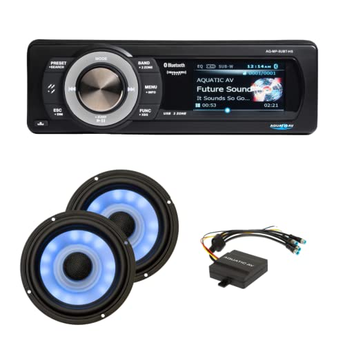 Aquatic AV Ultra RGB & Stereo Plus Kit for Harley 1998-2013