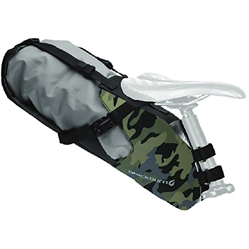 Blackburn Outpost Seat Pack & Dry Bike Bag (Digital Camo, One Size)