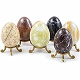 Lisse et poli Fossil Gift Shop Ensemble de 6 x 7,6 cm Oeufs en marbre de l\'Himalaya