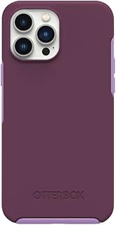 جراب حماية من سلسلة سيمتري من اوتربوكس لموبايل آيفون 14 برو مقاس 6.1 بوصة - لون أرجواني غامق، بولي كربونات