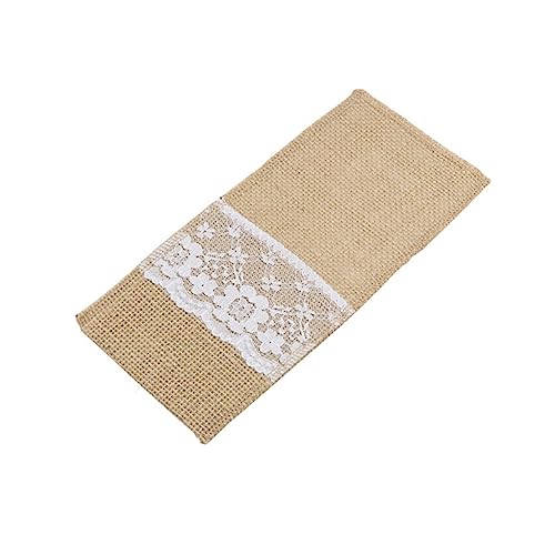 Cabilock 50 Pcs Bolsas de vajilla Bolsa de Cubiertos Tazas de café de Vidrio decoración navideña Natal decoração Soporte para vajilla Bolsillo de la Bolsa de la Horquilla cortadora