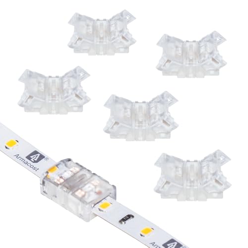 Image of Armacost Lighting Tape-to-Tape Connector for White LED Strip Light 6-Pack 569820