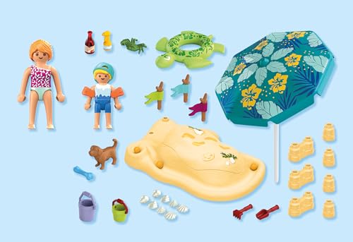 Playmobil 71906 Famille jouant dans le sable à la plage Vacances à la plage - vue 5