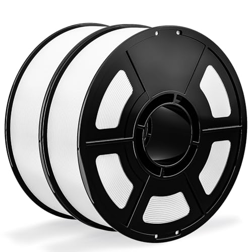 IEMAI ASA Filament 1.75mm 2KG, White ASA 3D Printer Filament, Heat & Weather Resistant, Compatible with Bambu Lab 3D Pri