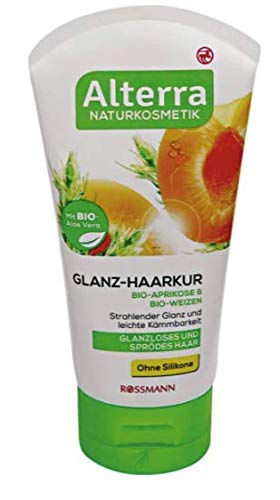 Glanz-Haarkur Bio-Aprikose & Bio-Weizen - Naturkosmetik - Für glanzloses und Sprödes Haar - 150 ml Cover
