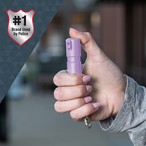 Sabre Mighty Discreet Pepper Spray, 16 Bursts, 12-Foot (4-Meter) Range, Ultra-Compact Design Is Easiest To Carry, 40 Percent Smaller Than Other Pepper Sprays, Uv Marking Dye, Snap Clip, Key Chain #TOP5