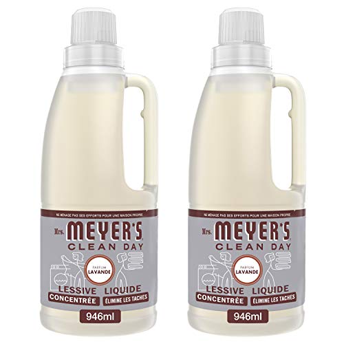 Mrs. Meyer’s Clean Day - Avec Huiles Essentielles* - Lessive Concentrée - Parfum Lavande - 2 x 31 lavages Cover
