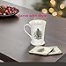 Spode Pimpernel Christmas Tree Mug & Coaster Set - 2 Porcelain Cups with Handles & 2 Heat-Resistant Coasters Iconic Holiday Beverage Set Seasonal Table Accent Festive Entertaining Decorative