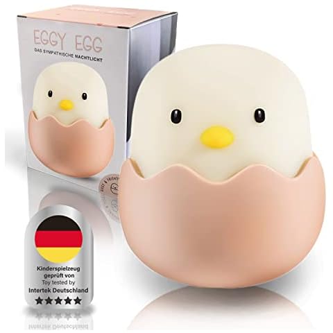 MegaLight LED Nachtlicht Kinder | Nachtlicht Baby ohne verschluckbare Kleinteile | Stilllicht dimmbar Touch Cover