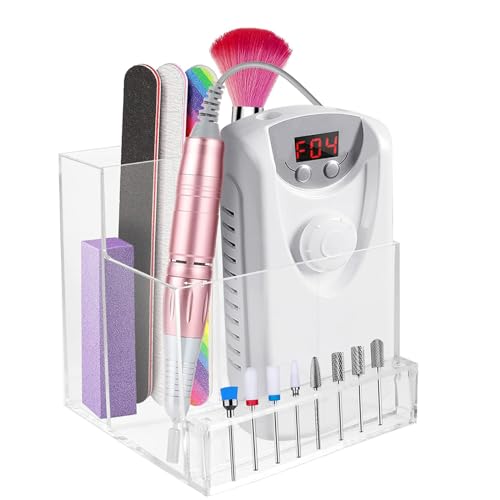 Porta brocas para taladro de uñas con 10 compartimentos miniatura 1