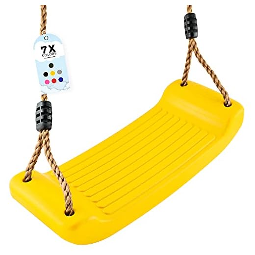 Schaukel Garten | Kinderschaukel Outdoor Indoor | Höhenverstellbar & rutschfest| Schaukelsitz - Schaukelbrett - Brettschaukel für Kinder zum Schaukeln