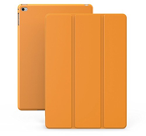 KHOMO iPad Mini 4 Case - Dual Series - Ultra Slim Orange Cover with Auto Sleep Wake Feature for Apple iPad Mini 4th Generation Tablet