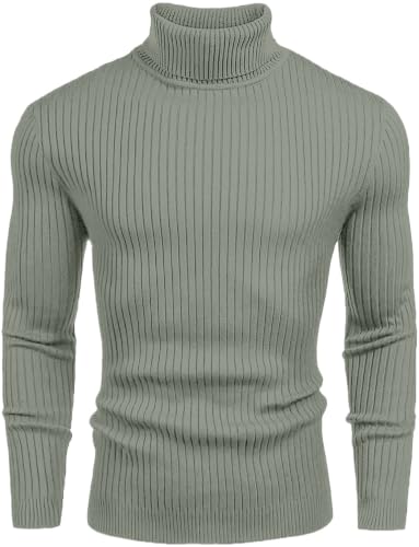 Image of NORTHWIND Men's High Turtle Neck Cotton T-Shirt
