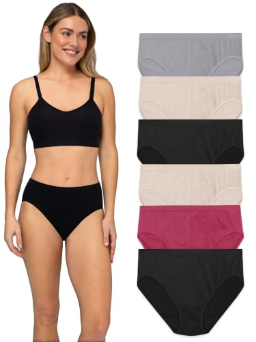Fruit Of The Loom Womens No Show Seamless Underwear, Amazing Stretch & Panty Lines, Available In...