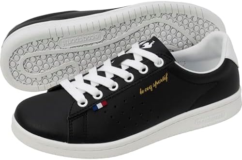 le coq sportif (Le Coq Sportif) Unisex Adult LA Roland SL Lightweight, Odor-resistant, Comfortable Fit, Cushioned, Classic Court Style Sneakers for Men and Women